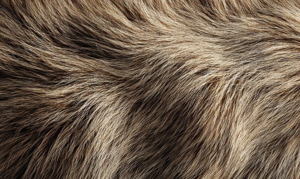 Front-facing short animal fur texture, dense natural brown tones