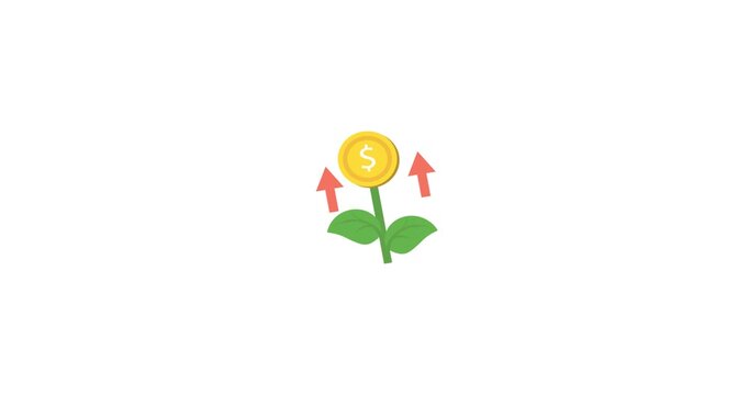 Money tree for wealth and prosperity concepts