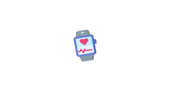 A smartwatch for wearable technology concepts