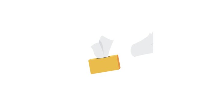 Tissue paper or paper towel for hygiene concepts