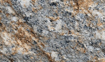 Granite stone texture close-up, visible mineral grains, uneven color pattern, neutral daylight
