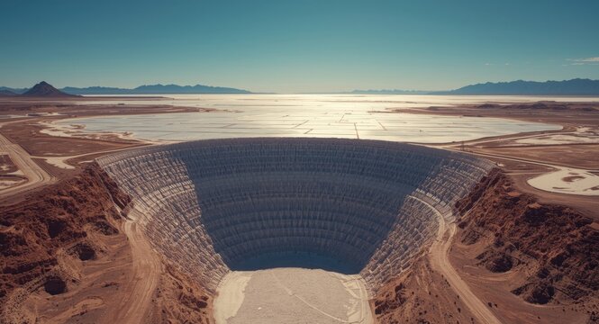 Salt encrustation on earth dams for salt manufacturing