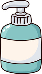 Fototapeta premium Hand Sanitizer Safety Hygiene Bottle