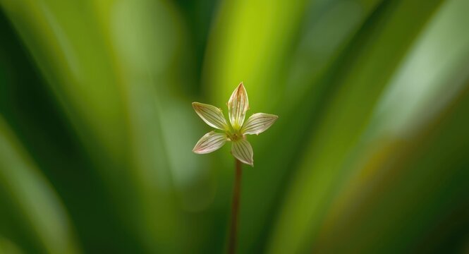 Small sized Sauropus androgynus flower shown with precise scale under one cm