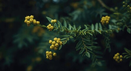 Touch Responsive Mimosa Pudica Leaves on a Sensory Shrub