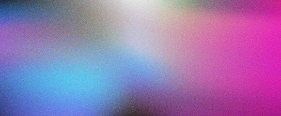 Abstract colorful gradient background with pink purple blue glow and grainy noise texture, soft pastel holographic wallpaper backdrop