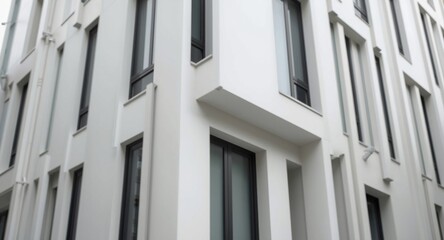 Obraz premium Real estate market listing with a modern apartment building