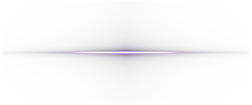 Abstract optical flare effect, chromatic aberration glow, light leak artifact, digital overlay, radiant beam with purple hue. Isolated cutout rgba.