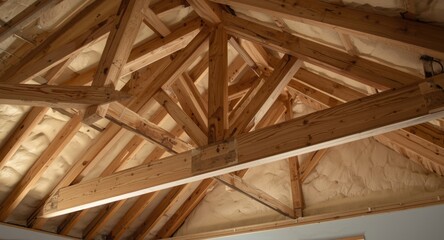 Comprehensive upgrade of wooden rafters, trusses, and roof insulation materials