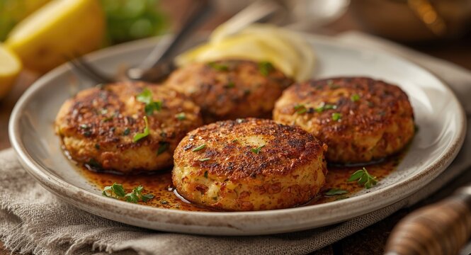 Delicious smoky mackerel fishcakes with herbs and spices