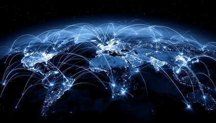 Boosting data transfer and communication worldwide with digital globe connectivity