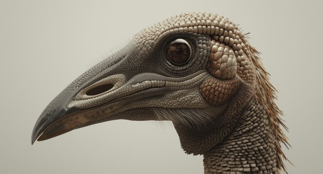 Detailed Irbis head rendered with a unique double exposure approach