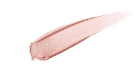 Sparkling beauty product brush stroke isolated for makeup