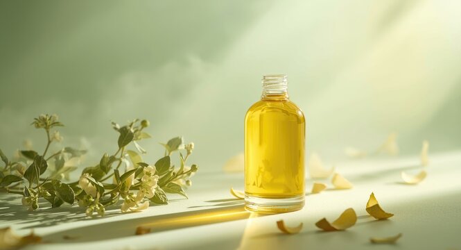 Natural fragrance mix of citral lemon terpenoids in plant sourced essential oils for perfumery