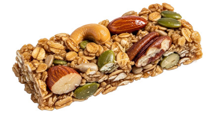 Granola bar png cereal bar png nuts and seeds snack png healthy snack png transparent background image