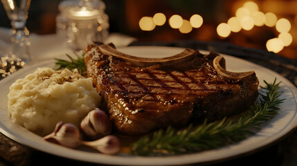 roasted lamb chops with potatoes