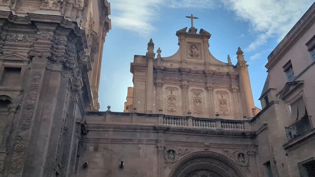 Architectural beauty in a historic city. The stunning buildings rise majestically against the blue sky. A perfect blend of art and history at every corner.