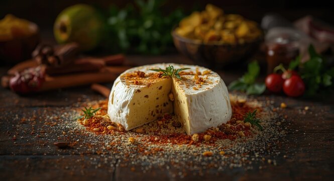 Summer solstice festival favorite with homemade cheese flavored by cumin and spices