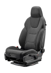 Naklejka premium Swivel car seat with 360-degree rotation.