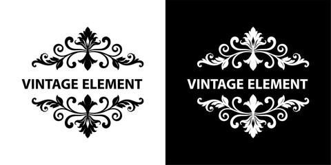  ornate vintage frames and Universal scroll elements. Classic calligraphy swirls, floral motifs. Good for greeting cards, wedding invitations, restaurant menu and other graphic design template eps.