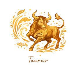 
The illustration - zodiac sign in the modern style.