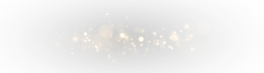 Fantasy Christmas celebration overlay with glowing gold shine, radiant particle explosion, and transparent vector texture