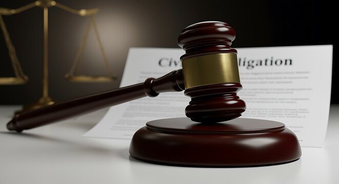 Gavel and Civil Litigation Document