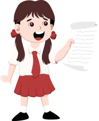 Diverse School Girls Cartoon Characters