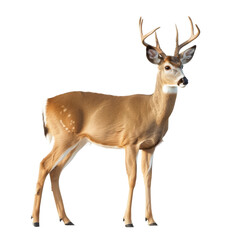 Obraz premium White Tailed Deer Buck Standing.