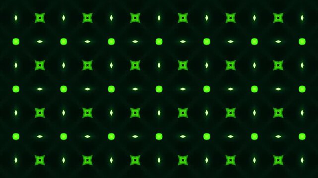 Mathematical fractal kaleidoscope for art galleries, educational content, and science documentaries. Sacred geometry patterns with Fibonacci sequence. Seamless loop. 4K.