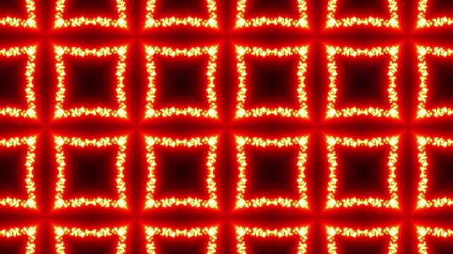 Mathematical fractal kaleidoscope for art galleries, educational content, and science documentaries. Sacred geometry patterns with Fibonacci sequence. Seamless loop. 4K.