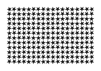 Starfish pattern illustration in black and white