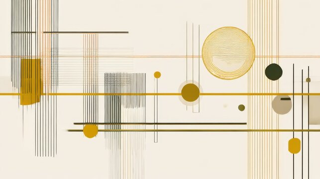 Ornamental background showing German legal and political order with grid design Generative AI
