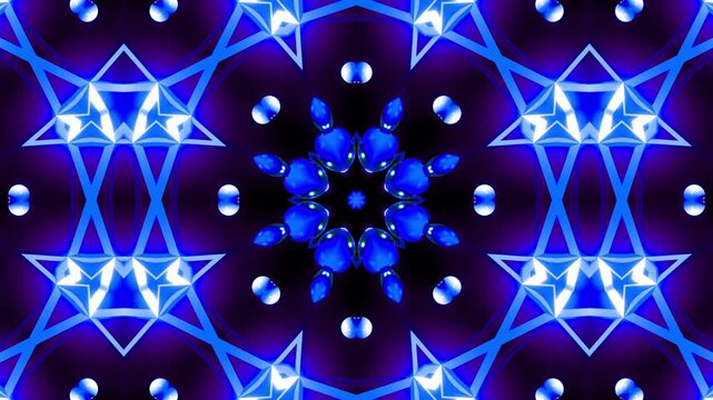 Kaleidoscope animation for music videos, album visuals, and Spotify Canvas. Mesmerizing patterns perfect for electronic, ambient, and experimental music. Seamless loop. 4K.