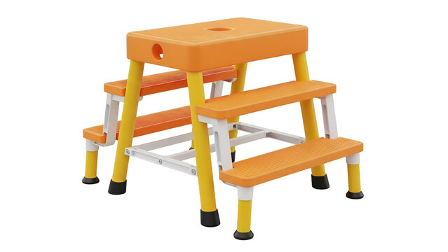 Folding Step Stool with Three Steps