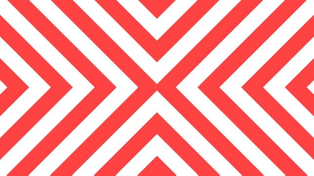 moving line arrow background video in red and white colors