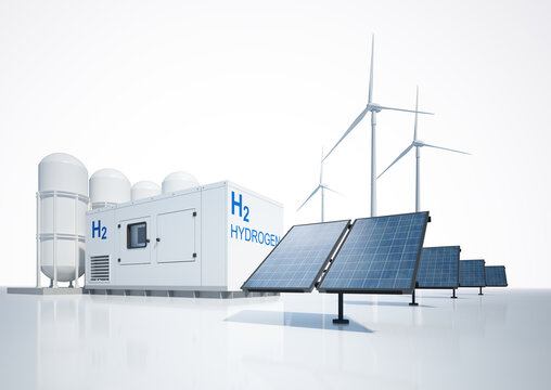 Hydrogenproduktion mit Hilfe von erneuerbaren Energien