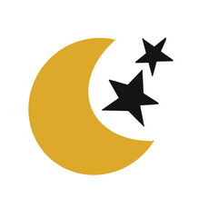 vector illustration of a golden star