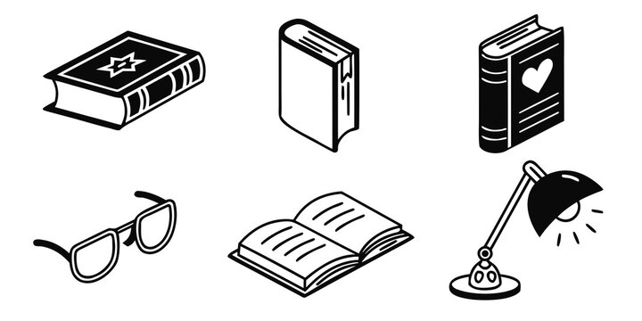 Collection of study materials and accessories for academic success Vector