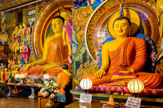 Gangaramaya Buddhist Temple, Interior, Colombo, Sri Lanka