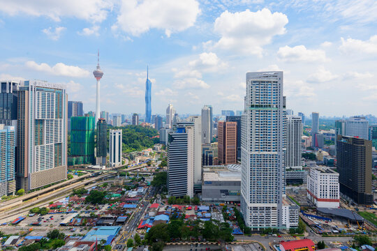 Kuala Lumpur city skyline, Malaysia, Asia