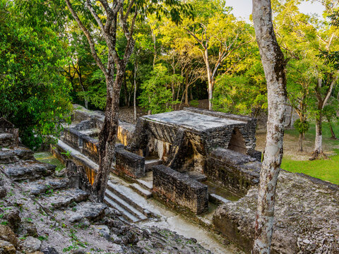 Cahal Pech Archaeological Reserve, San Ignacio, Cayo District, Belize