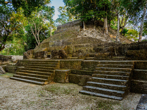 Plaza A, Cahal Pech Archaeological Reserve, San Ignacio, Cayo District, Belize