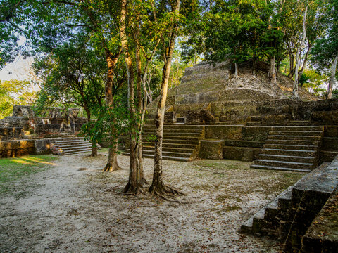 Plaza A, Cahal Pech Archaeological Reserve, San Ignacio, Cayo District, Belize