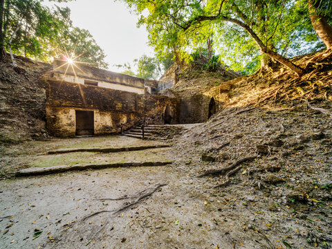 Cahal Pech Archaeological Reserve, San Ignacio, Cayo District, Belize