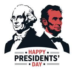 George Washington and Abraham Lincoln on Presidents Day