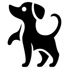 Obraz premium vector illustration of a dog