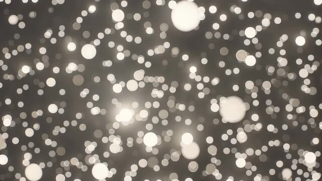 ゆっくり舞い落ちる雪のループ背景
静寂に包まれた雪のアニメーション