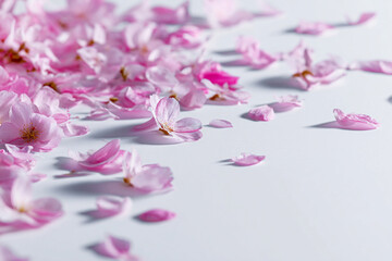 Obraz premium Pink Sakura Petal Texture