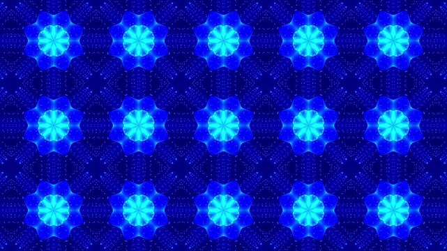 Kaleidoscope overlay for videos, streams, and content creation. Eye-catching animated background perfect for intros and stream scenes. Seamless loop. 4K.